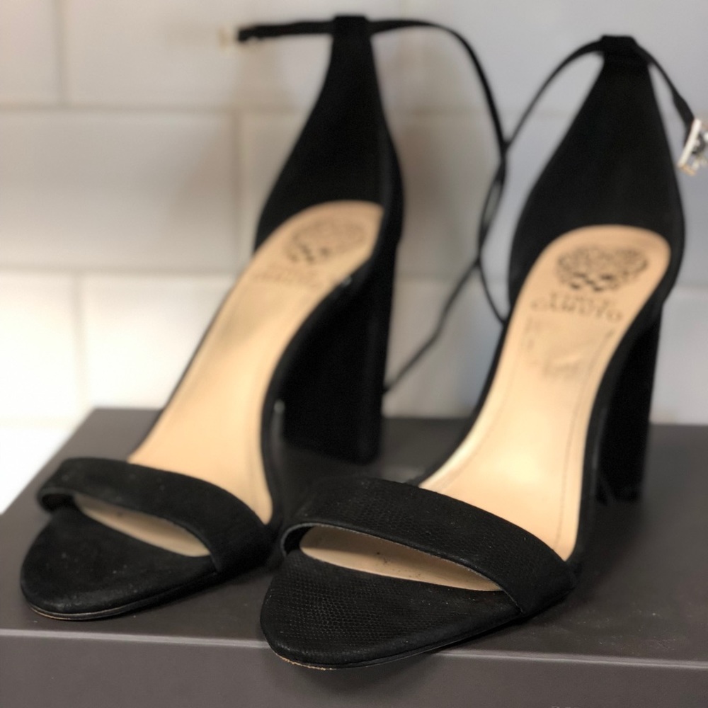 Vince Camuto Malissa Suede Block Heels